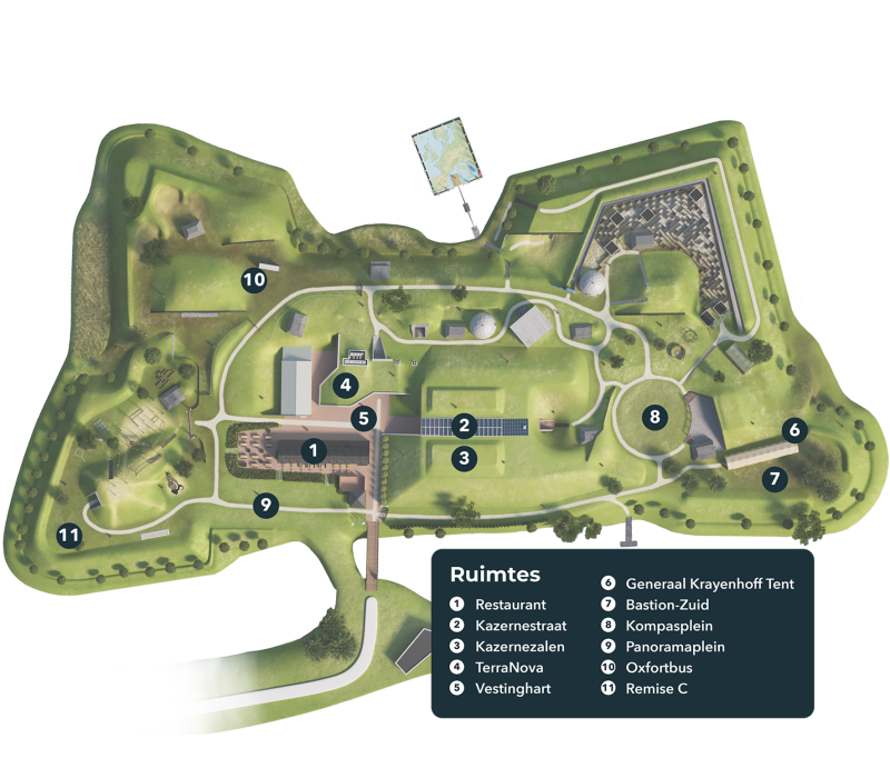 Plattegrond vierkant